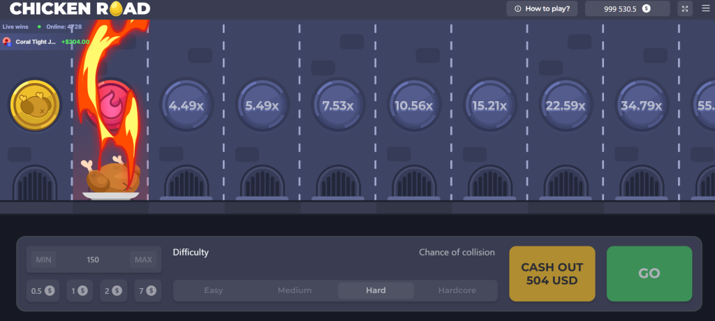 Burned Chicken during round